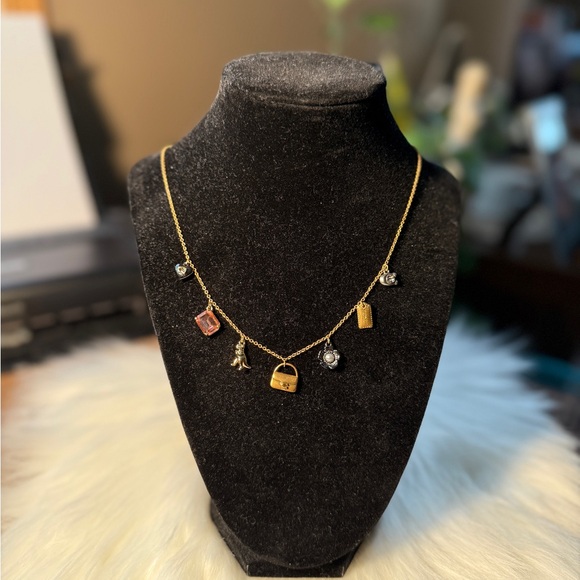 NEW‼️ COACH Mini tabby Handbag Charm Necklace - Picture 4 of 16